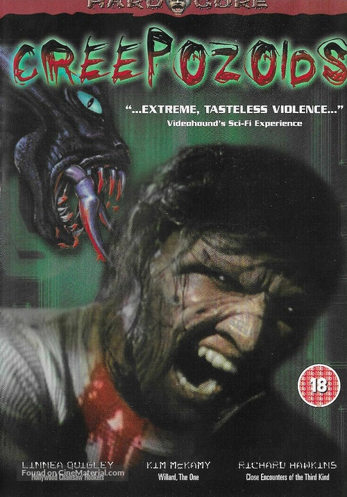 Creepozoids - British DVD movie cover