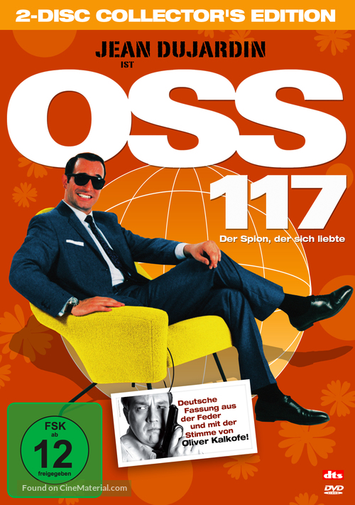 OSS 117: Le Caire nid d&#039;espions - German DVD movie cover