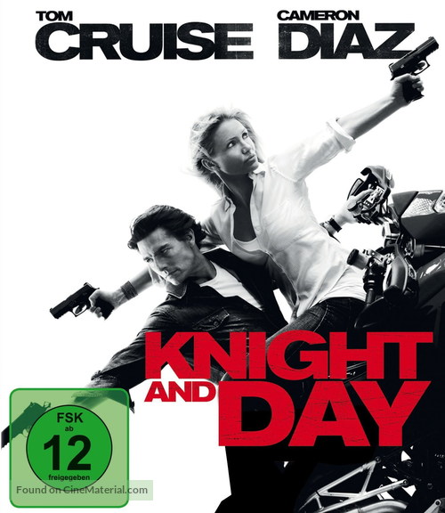 Knight and Day - German Blu-Ray movie cover
