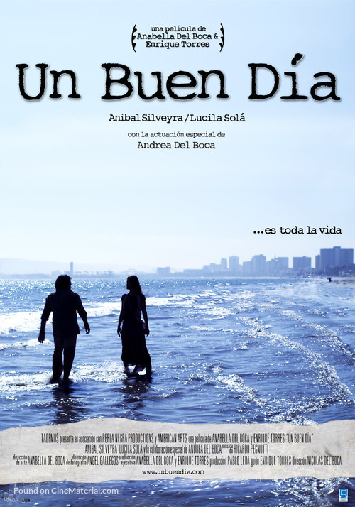 Un buen d&iacute;a - Argentinian Movie Poster