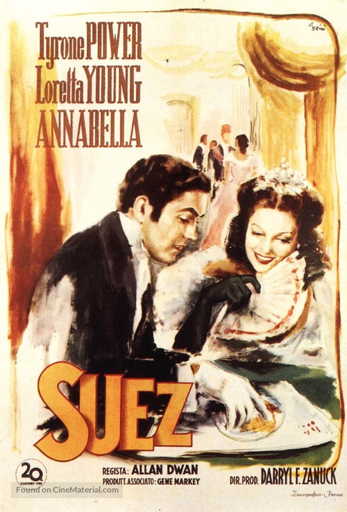 Suez - Italian Movie Poster