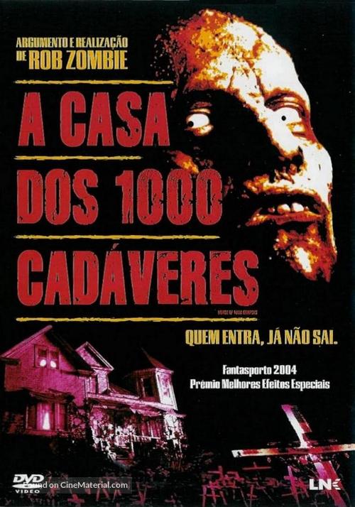 House of 1000 Corpses - Portuguese DVD movie cover