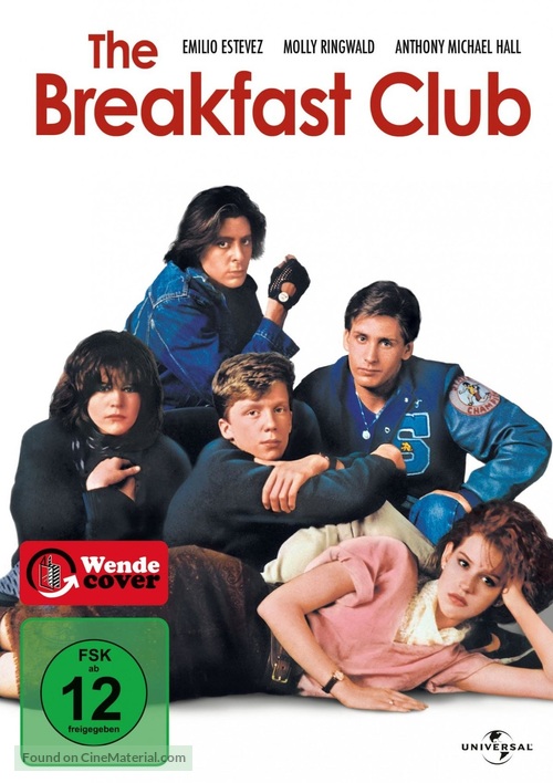 The Breakfast Club - German DVD movie cover