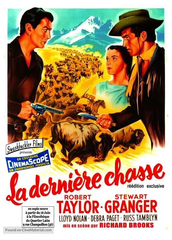 The Last Hunt - French Movie Poster