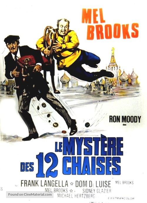 The Twelve Chairs - French Movie Poster