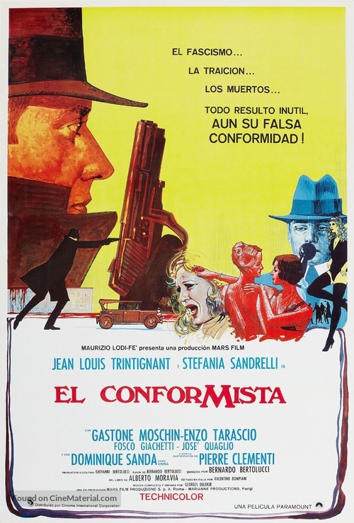 Il conformista - Spanish Movie Poster