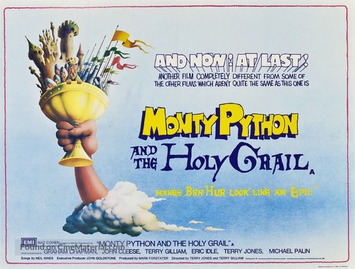 Monty Python and the Holy Grail - British Movie Poster