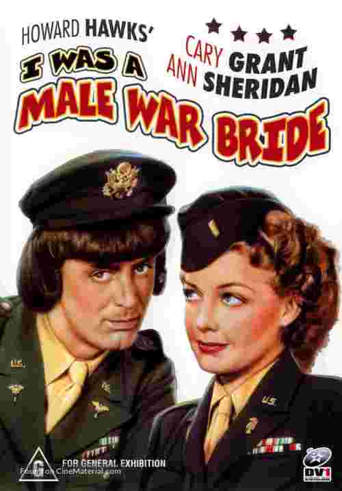 I Was a Male War Bride - Australian Movie Cover