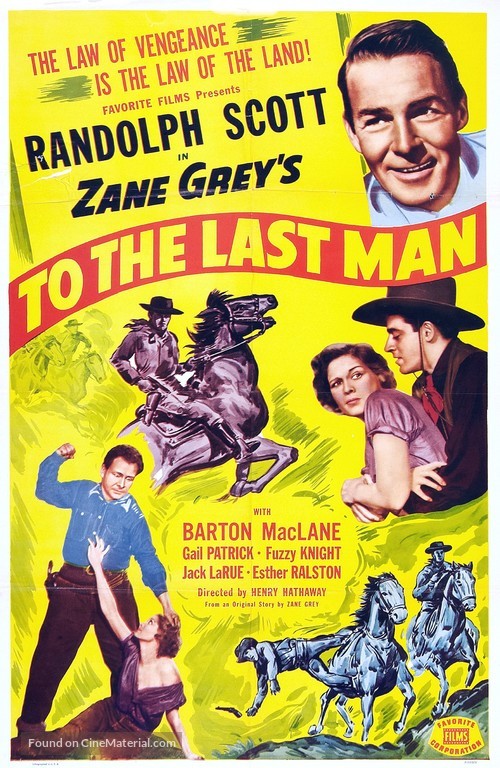 To the Last Man - Movie Poster