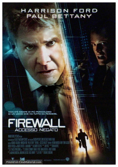 Firewall - Italian Theatrical movie poster