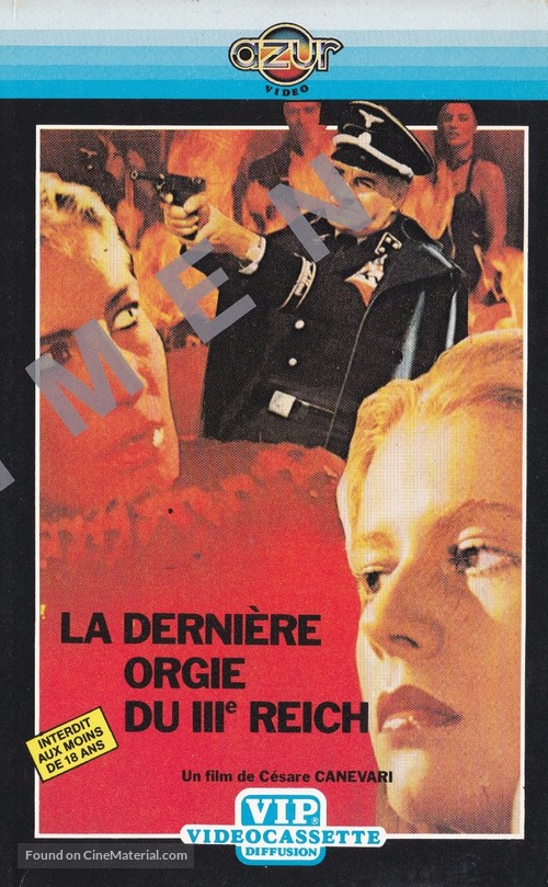 L&#039;ultima orgia del III Reich - French VHS movie cover