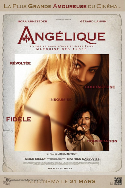 Ang&eacute;lique - Canadian Movie Poster