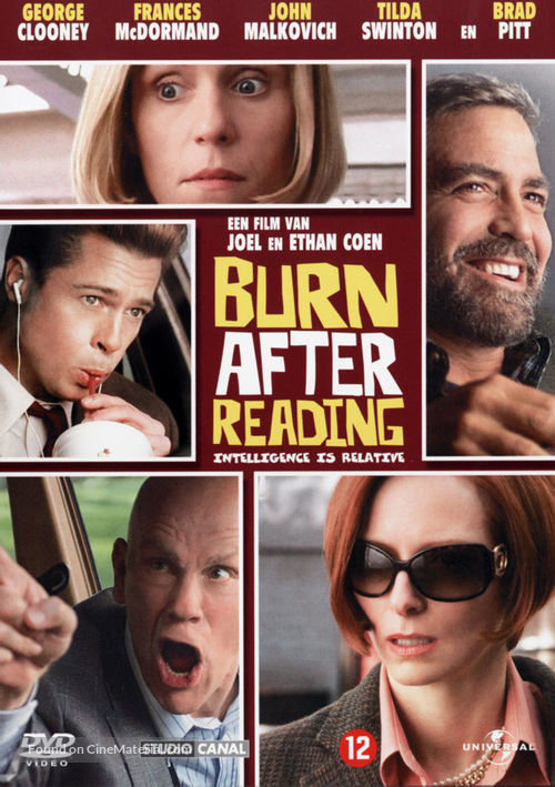 Burn After Reading - Dutch Movie Cover