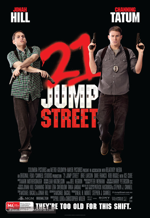 21 Jump Street - Australian Movie Poster