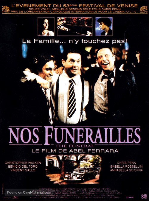 The Funeral - French Movie Poster