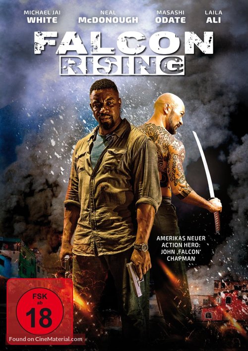 Falcon Rising - German DVD movie cover