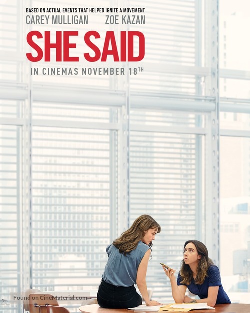 She Said - Indian Movie Poster