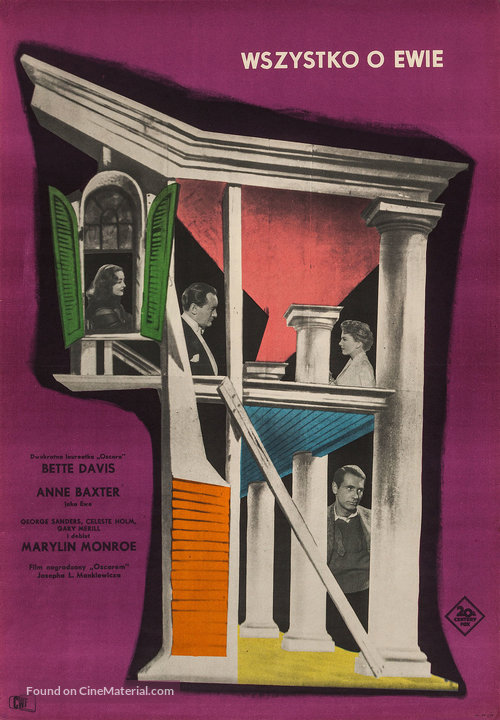 All About Eve - Polish Movie Poster