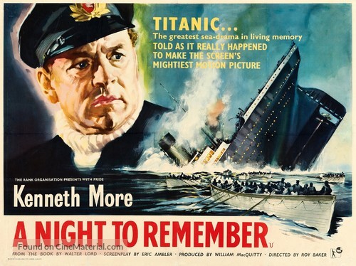 A Night to Remember - British Movie Poster