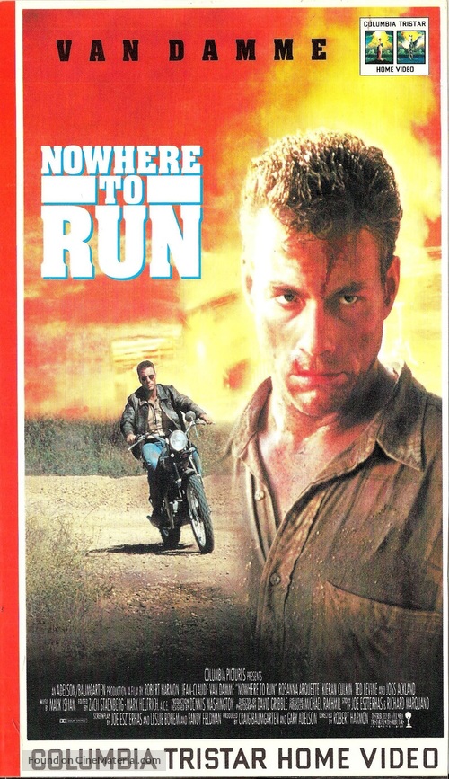 Nowhere To Run - VHS movie cover
