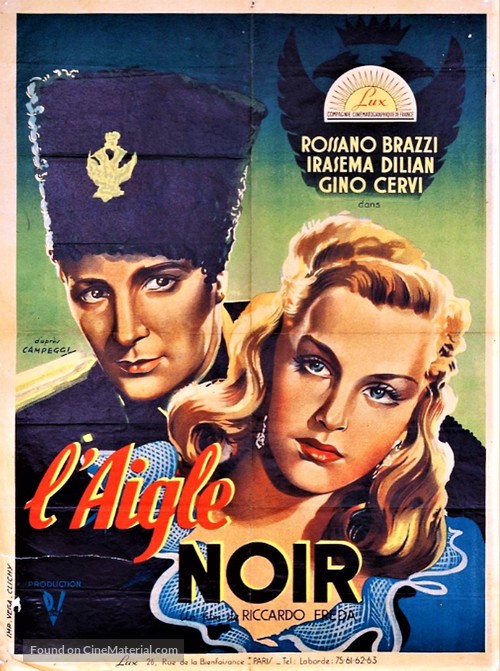 Aquila nera - French Movie Poster