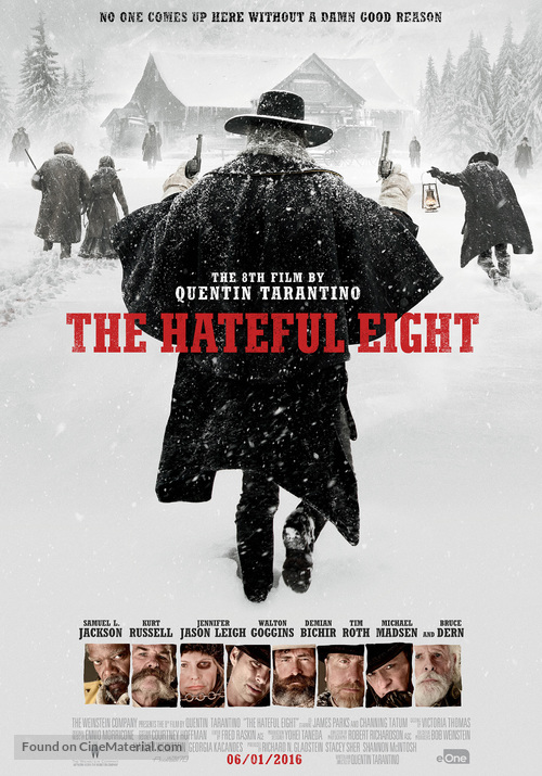 The Hateful Eight - Belgian Movie Poster
