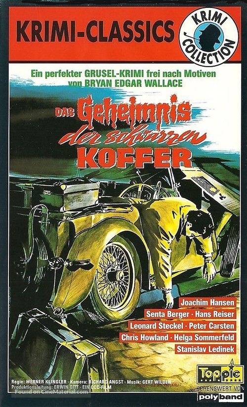 Het Geheim van de Zwarte Koffer - German VHS movie cover