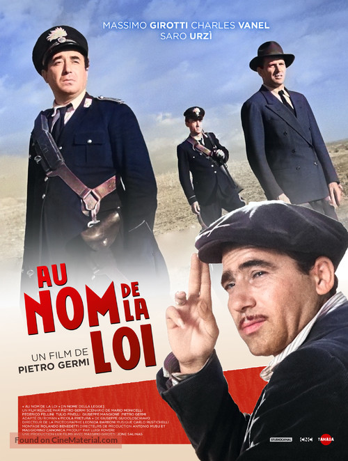 In nome della legge - French Re-release movie poster