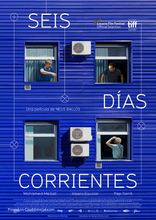 Sis dies corrents - Spanish Movie Poster