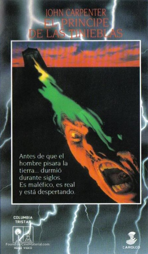 Prince of Darkness - Spanish VHS movie cover
