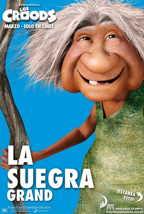 The Croods - Uruguayan Movie Poster