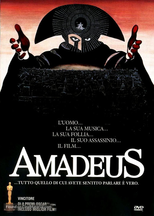 Amadeus - Italian Movie Cover