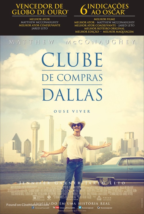 Dallas Buyers Club - Brazilian Movie Poster