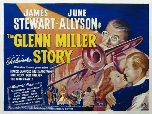 The Glenn Miller Story - British Movie Poster