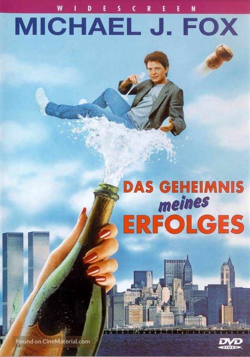 The Secret of My Success - German Movie Cover