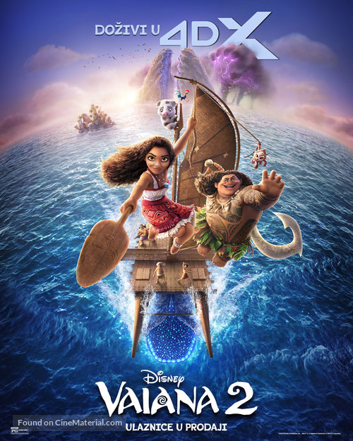 Moana 2 - Croatian Movie Poster