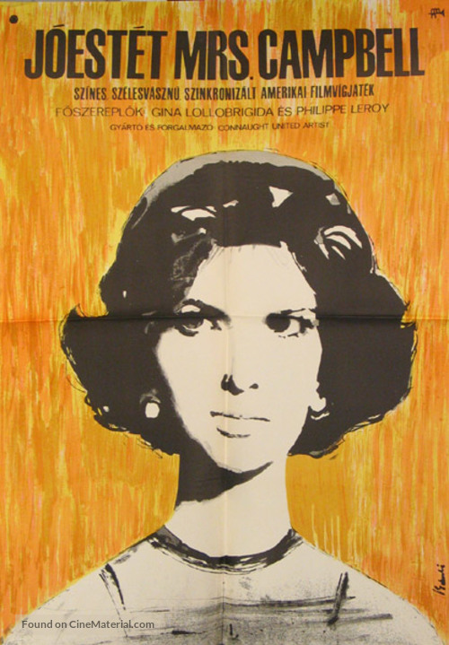 Buona Sera, Mrs. Campbell - Hungarian Movie Poster