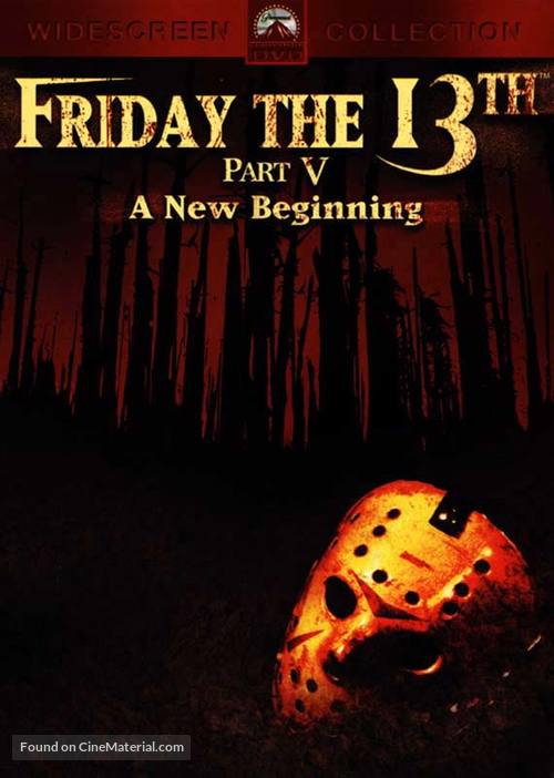 Friday the 13th: A New Beginning - DVD movie cover