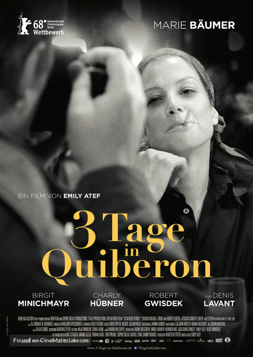 3 Tage in Quiberon - German Movie Poster