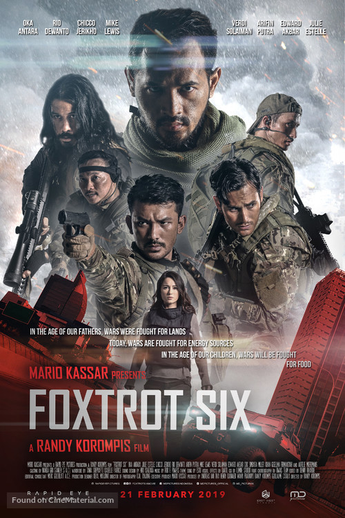 Foxtrot Six - Indonesian Movie Poster