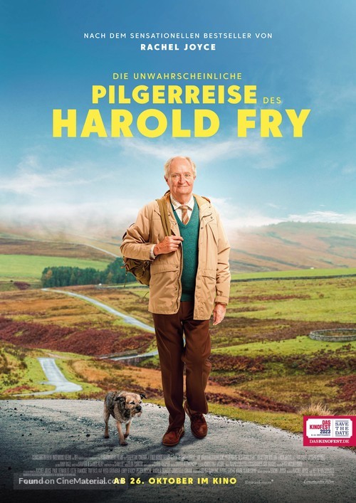 The Unlikely Pilgrimage of Harold Fry - German Movie Poster