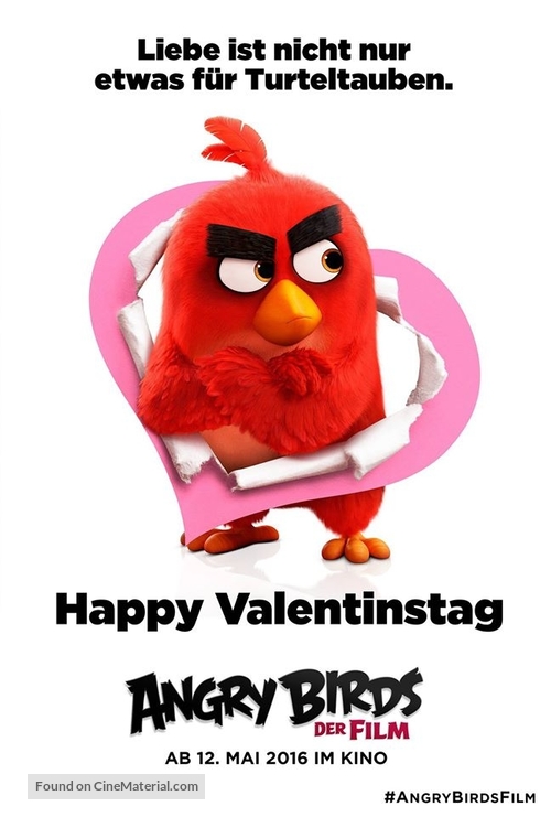 The Angry Birds Movie - German Movie Poster