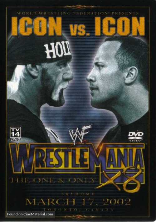 WrestleMania X-8 - DVD movie cover