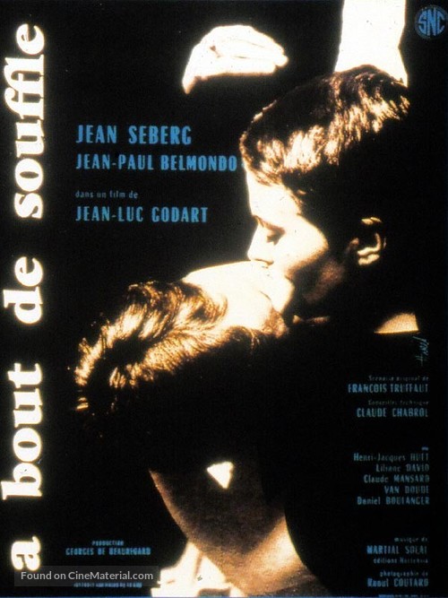 &Agrave; bout de souffle - French Movie Poster