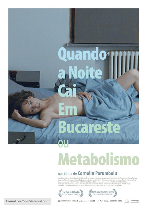 C&acirc;nd se lasa seara peste Bucuresti sau metabolism - Portuguese Movie Poster