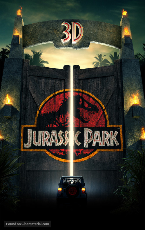Jurassic Park - Re-release movie poster