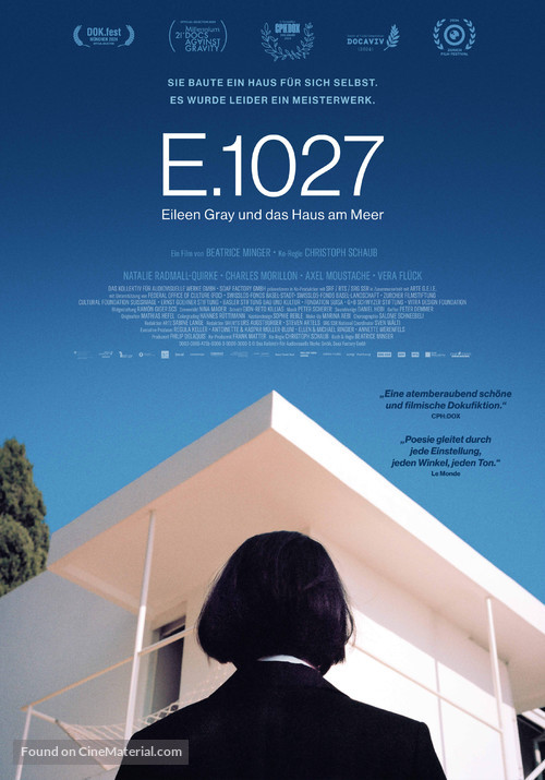 E.1027 - Eileen Gray and the House by the Sea - Swiss Movie Poster