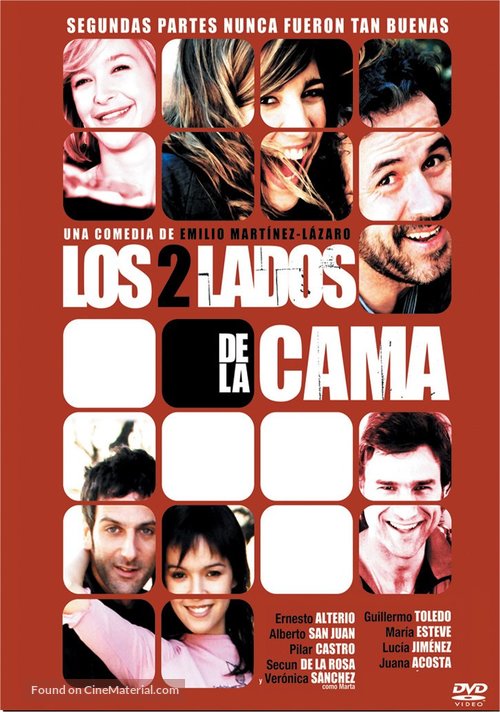 2 lados de la cama, Los - Spanish DVD movie cover