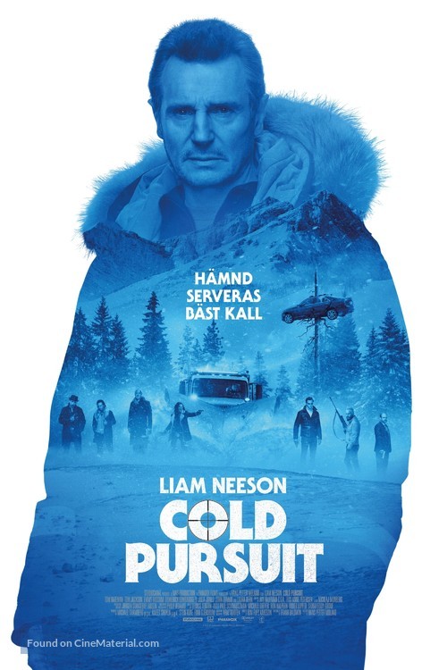Cold Pursuit - Swedish Movie Poster