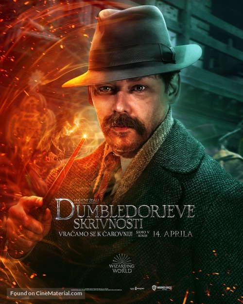 Fantastic Beasts: The Secrets of Dumbledore - Slovenian Movie Poster